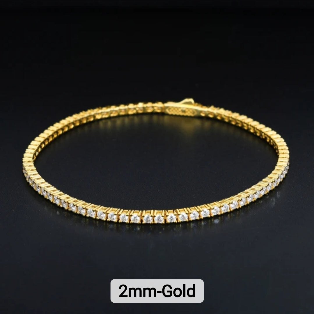 The Cleo Collection: Moissanite Tennis Bracelets