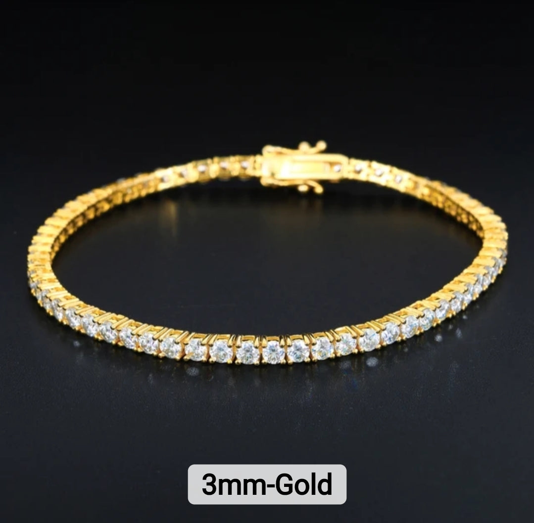 The Cleo Collection: Moissanite Tennis Bracelets