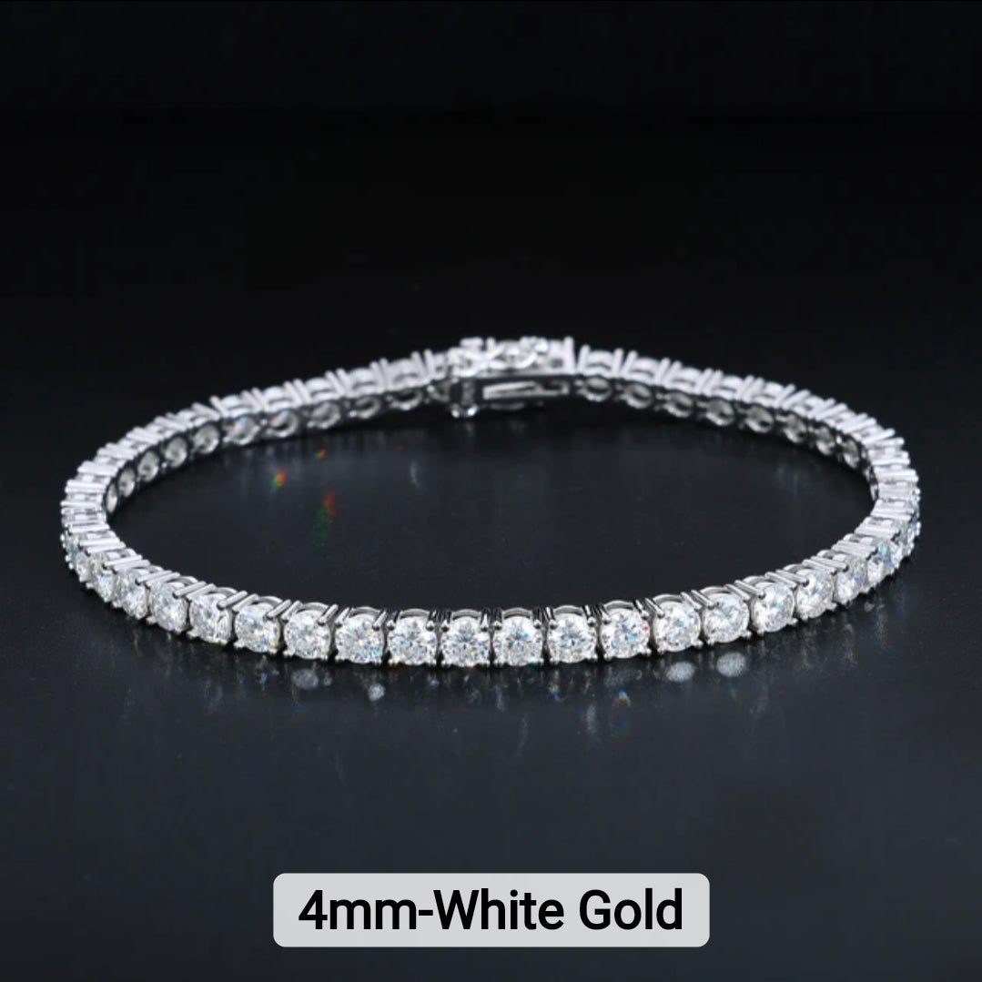 The Cleo Collection: Moissanite Tennis Bracelets