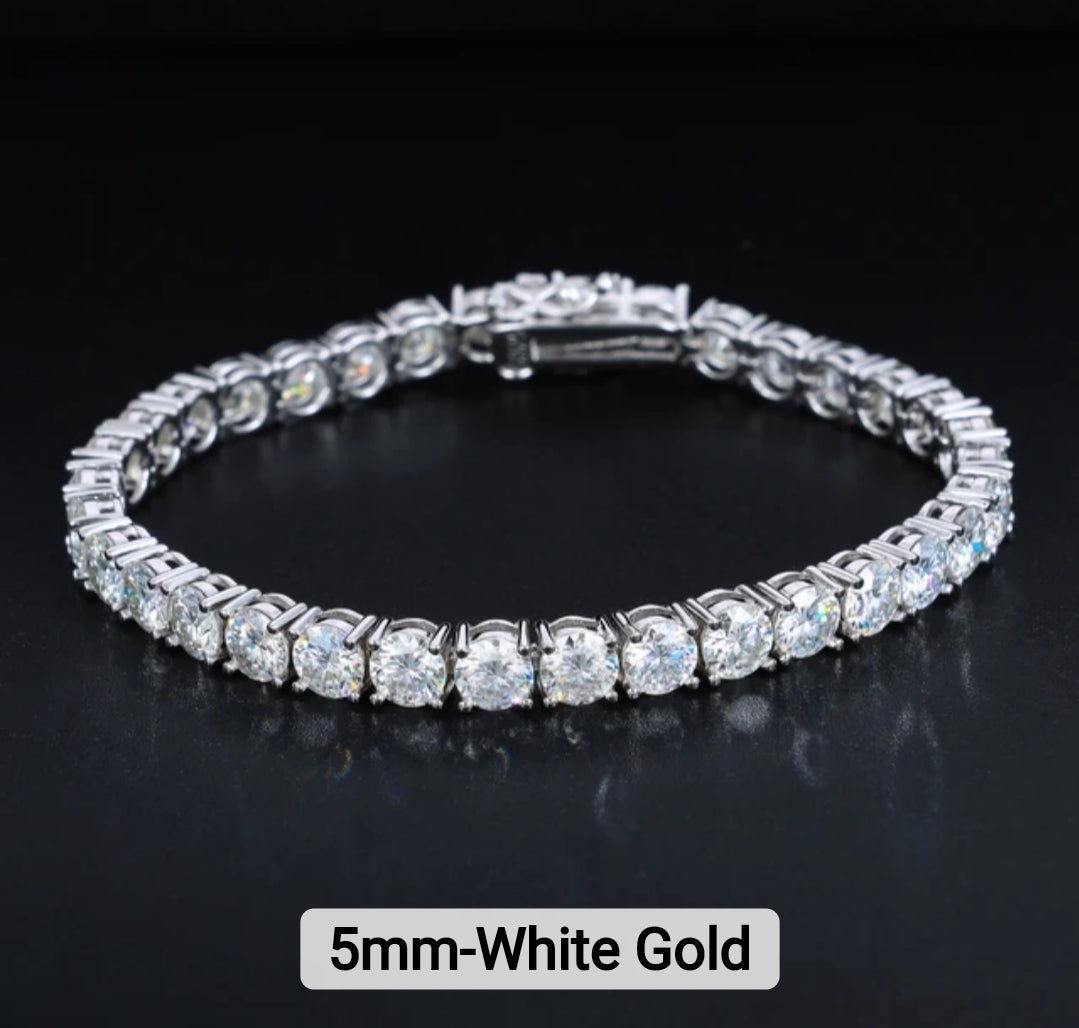 The Cleo Collection: Moissanite Tennis Bracelets