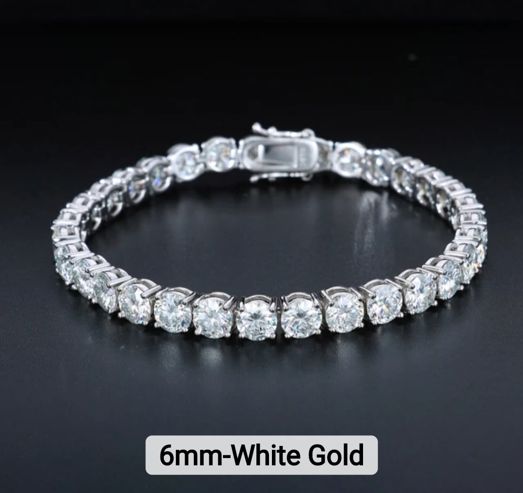 The Cleo Collection: Moissanite Tennis Bracelets