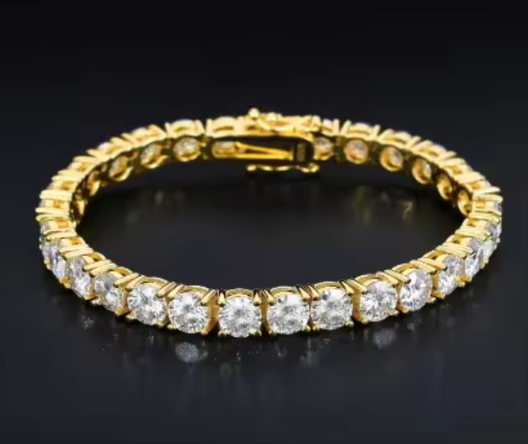 The Cleo Collection: Moissanite Tennis Bracelets