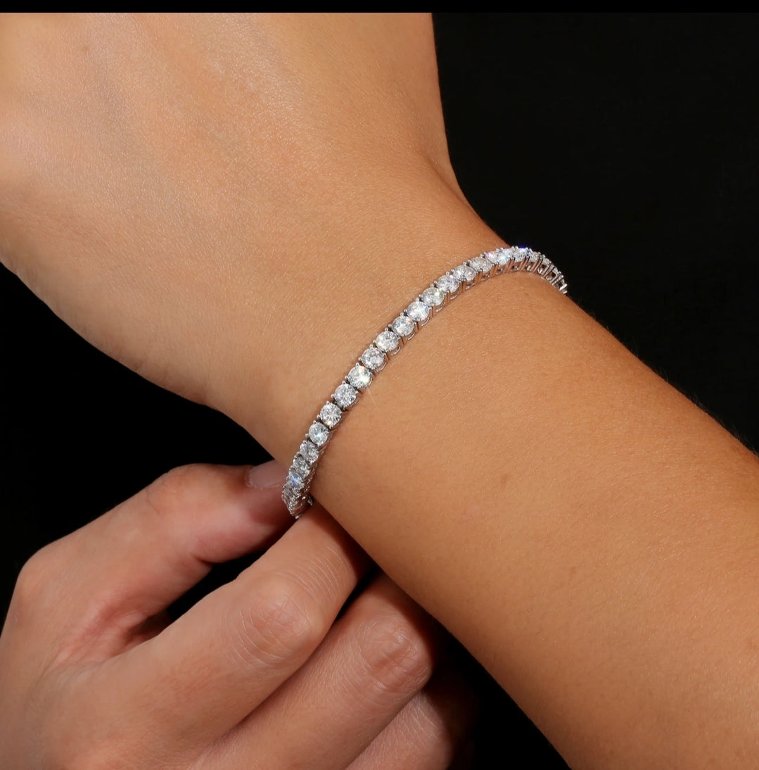 The Cleo Collection: Moissanite Tennis Bracelets