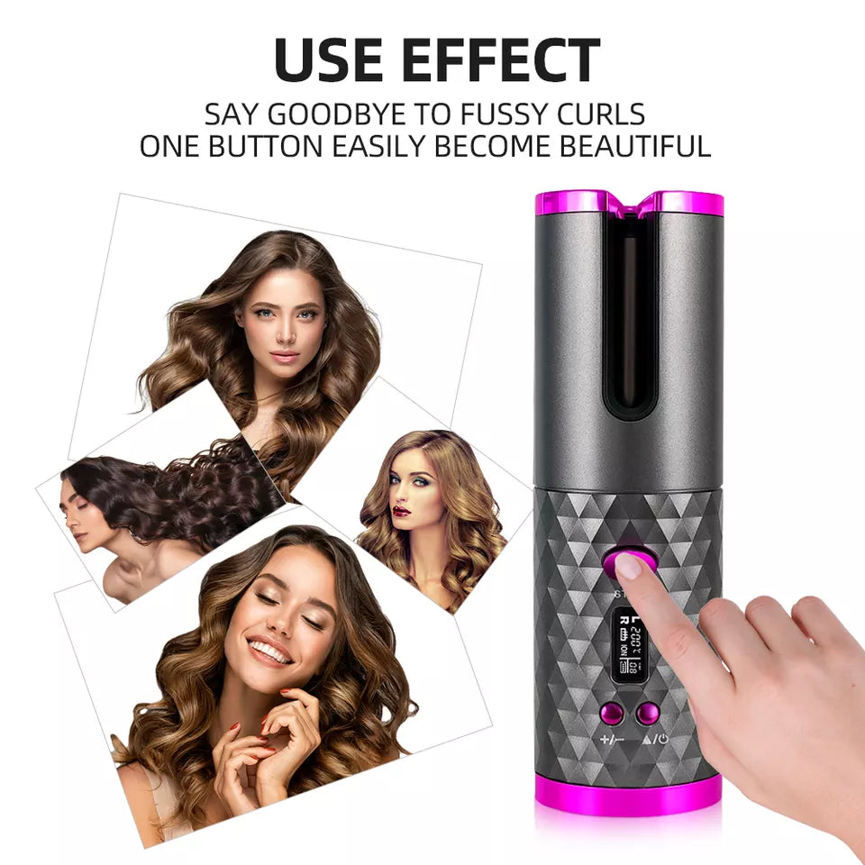 Cordless Automatic Curler: