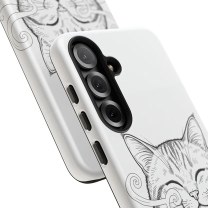 The Purrfectly Tough Coffee Cat Case — Cute Face, Zero Cracks.