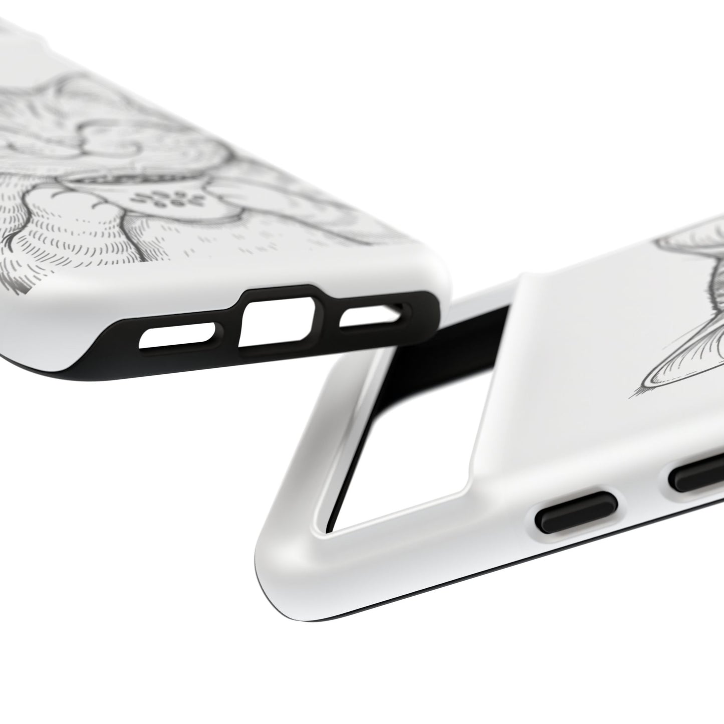 The Purrfectly Tough Coffee Cat Case — Cute Face, Zero Cracks.