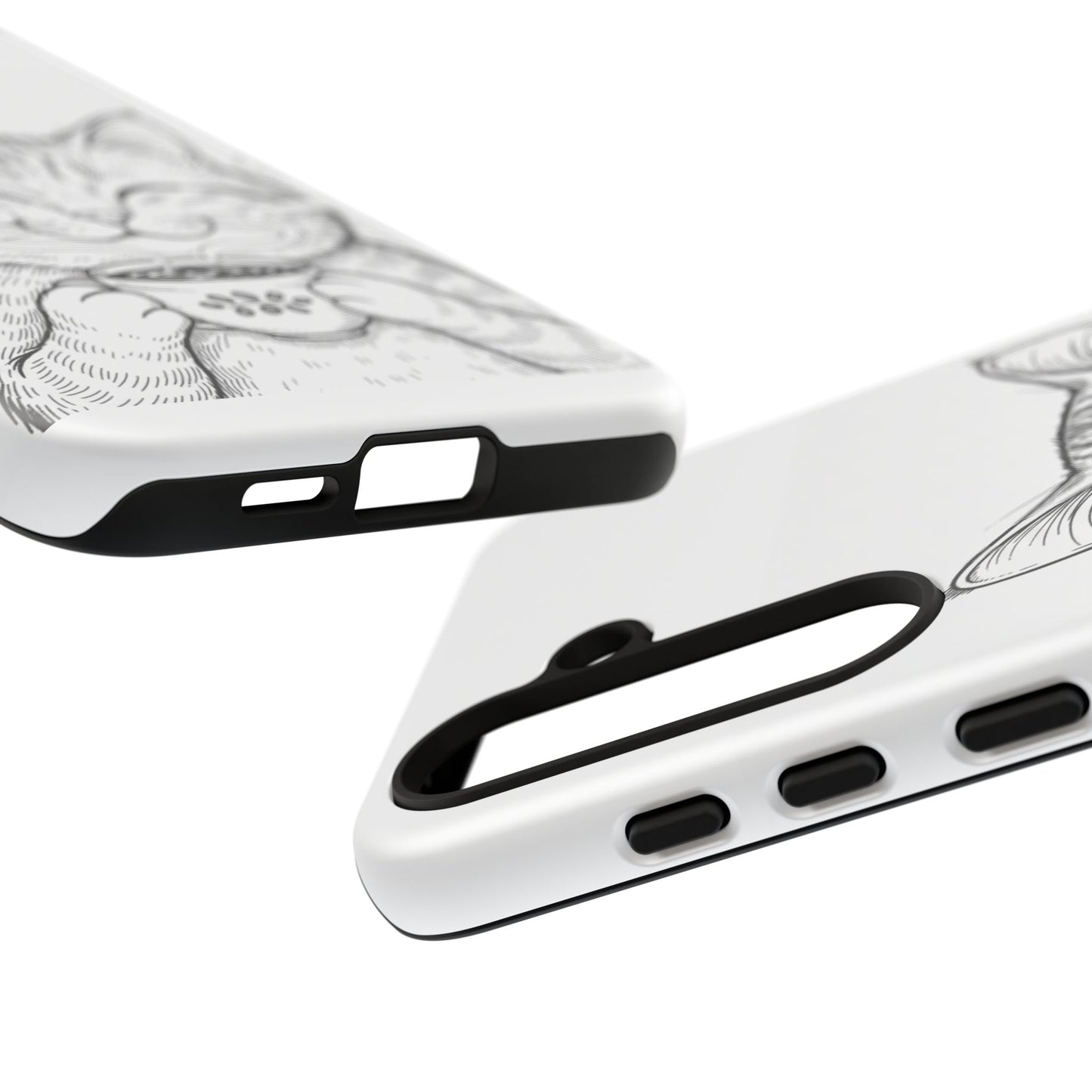 The Purrfectly Tough Coffee Cat Case — Cute Face, Zero Cracks.