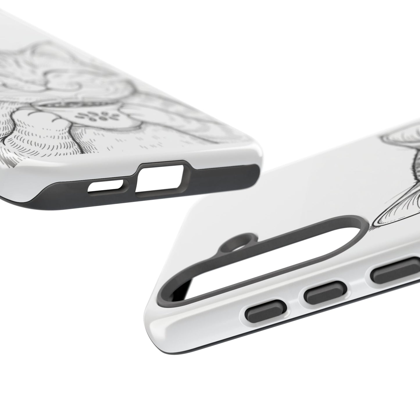 The Purrfectly Tough Coffee Cat Case — Cute Face, Zero Cracks.