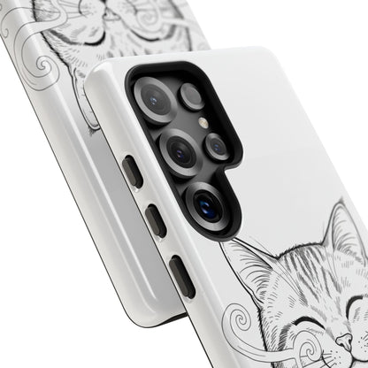 The Purrfectly Tough Coffee Cat Case — Cute Face, Zero Cracks.