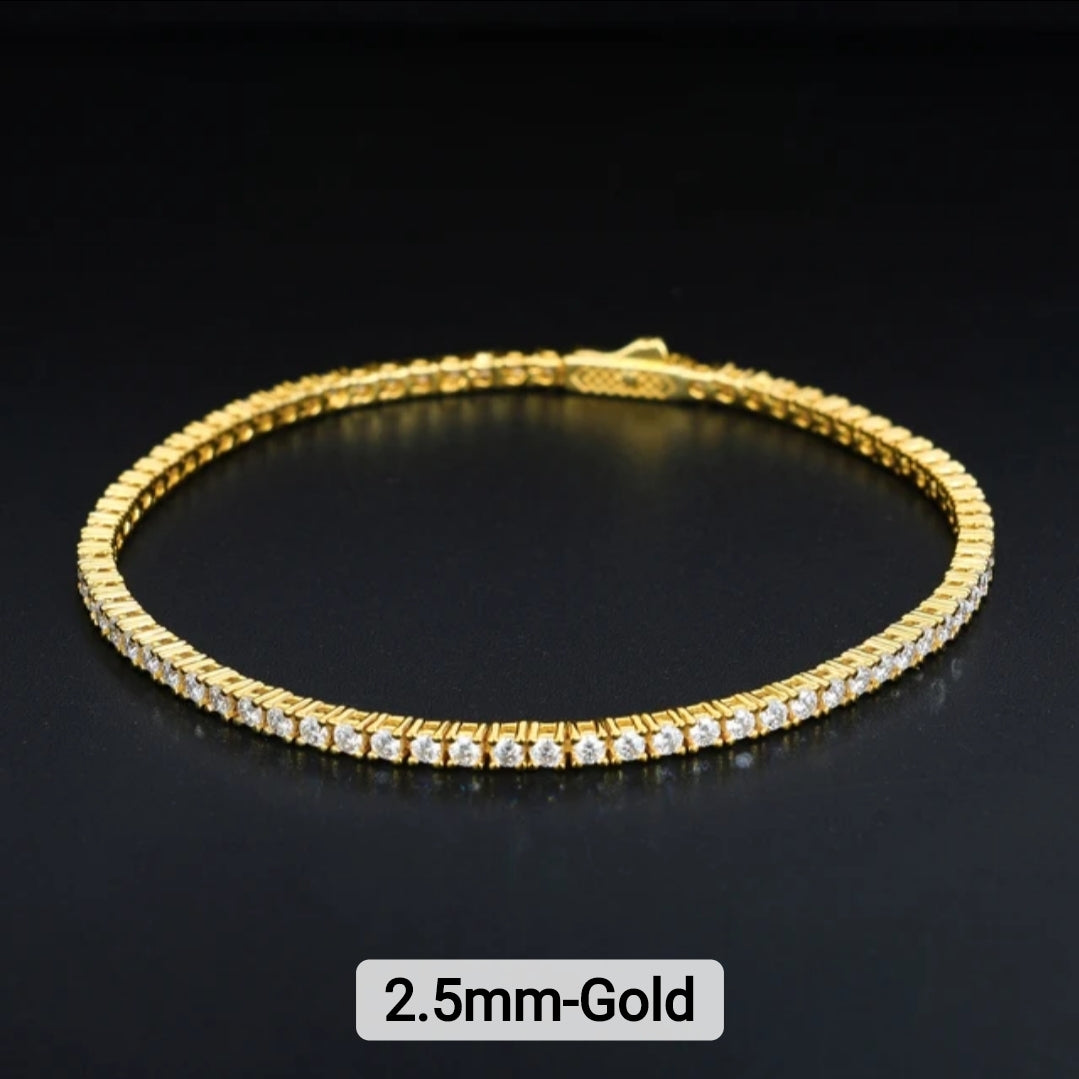The Cleo Collection: Moissanite Tennis Bracelets