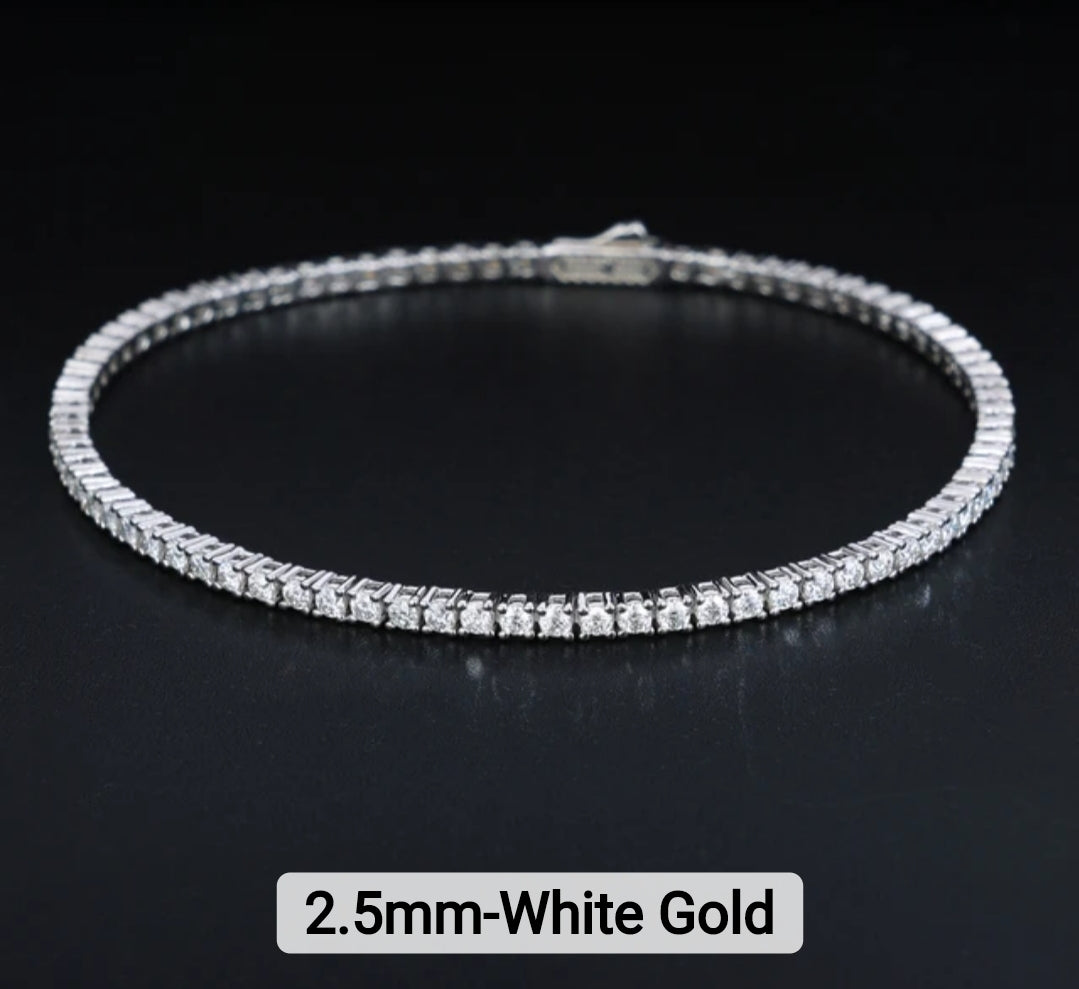 The Cleo Collection: Moissanite Tennis Bracelets