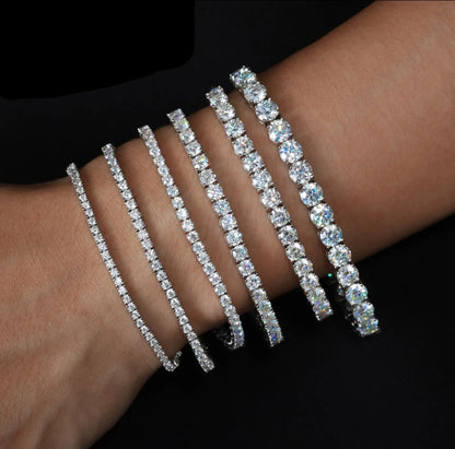The Cleo Collection: Moissanite Tennis Bracelets